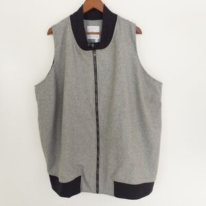 Lost in Layers Zip Up Vest Gray Size 3X/4X